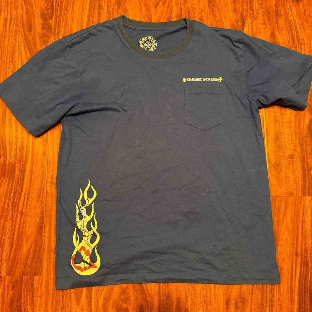 Chrome Hearts Blue Short Sleeve Tee